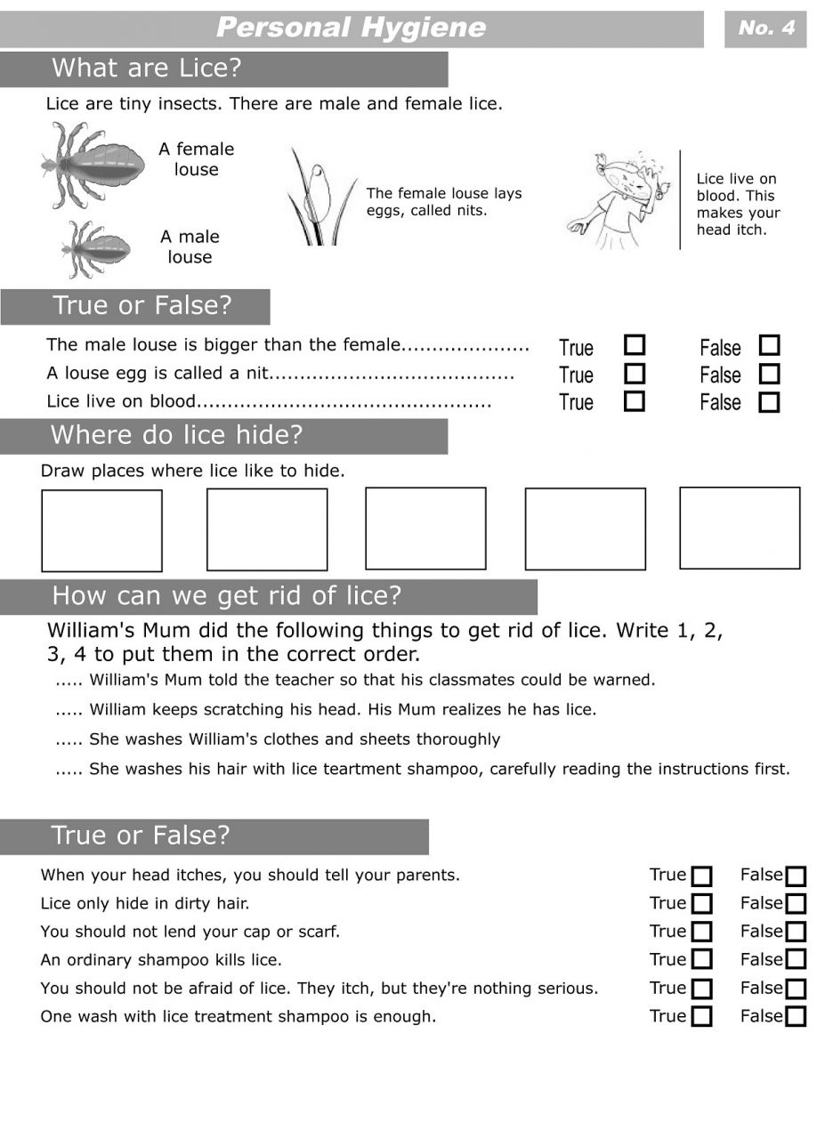Worksheet : Niveau1.pdf Hygiene Worksheets For Kids Personal Healthy - Free Printable Personal Hygiene Worksheets