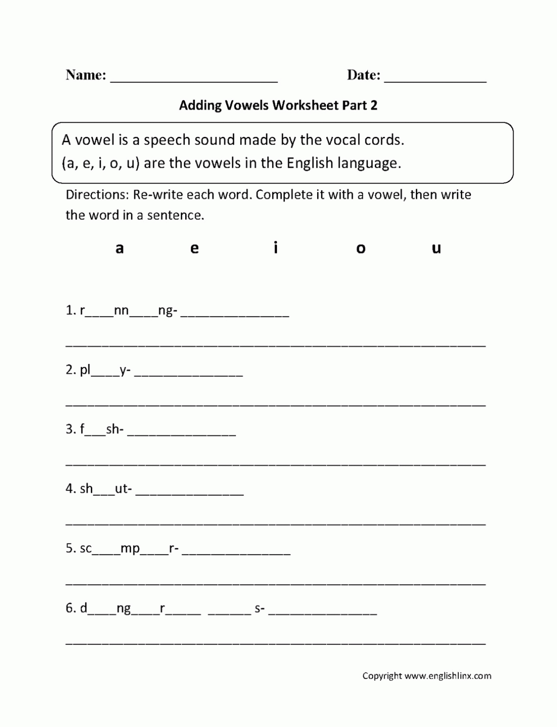 Worksheet : Phonics Worksheets Grade Long Sound For Firste Short - Free Printable Worksheets On Africa