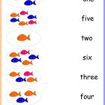 Worksheet,free,printable,count,activity,match,fish,numbers,words   Free Printable File Folders For Preschoolers