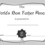 Worlds+Greasest+Dad+Certificate+Award+Images+White+And+Black | Free   Free Printable Best Daughter Certificate