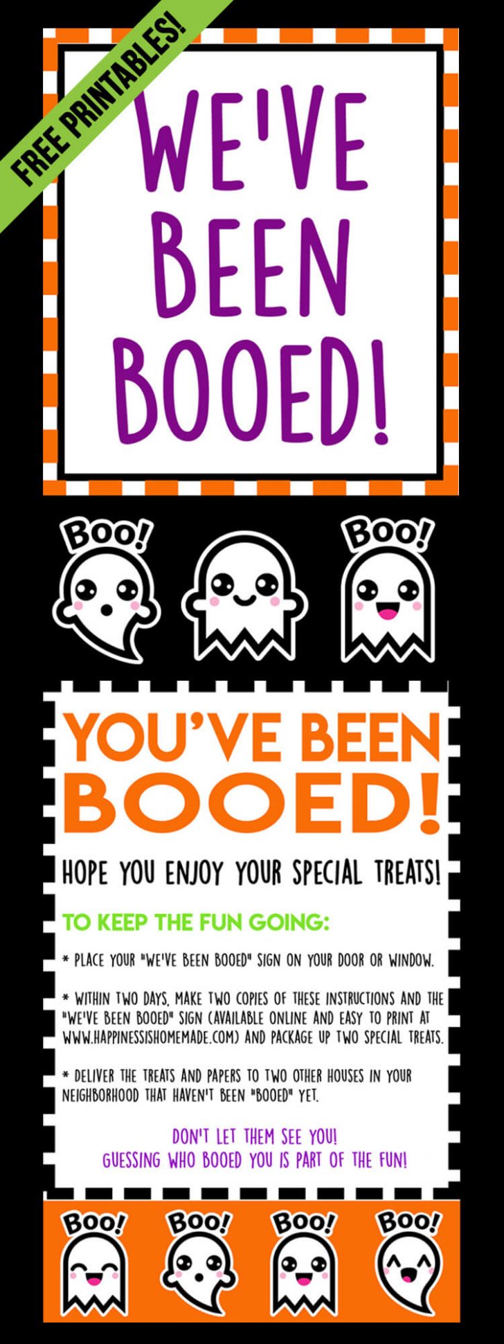 You Ve Been Booed Free Printable