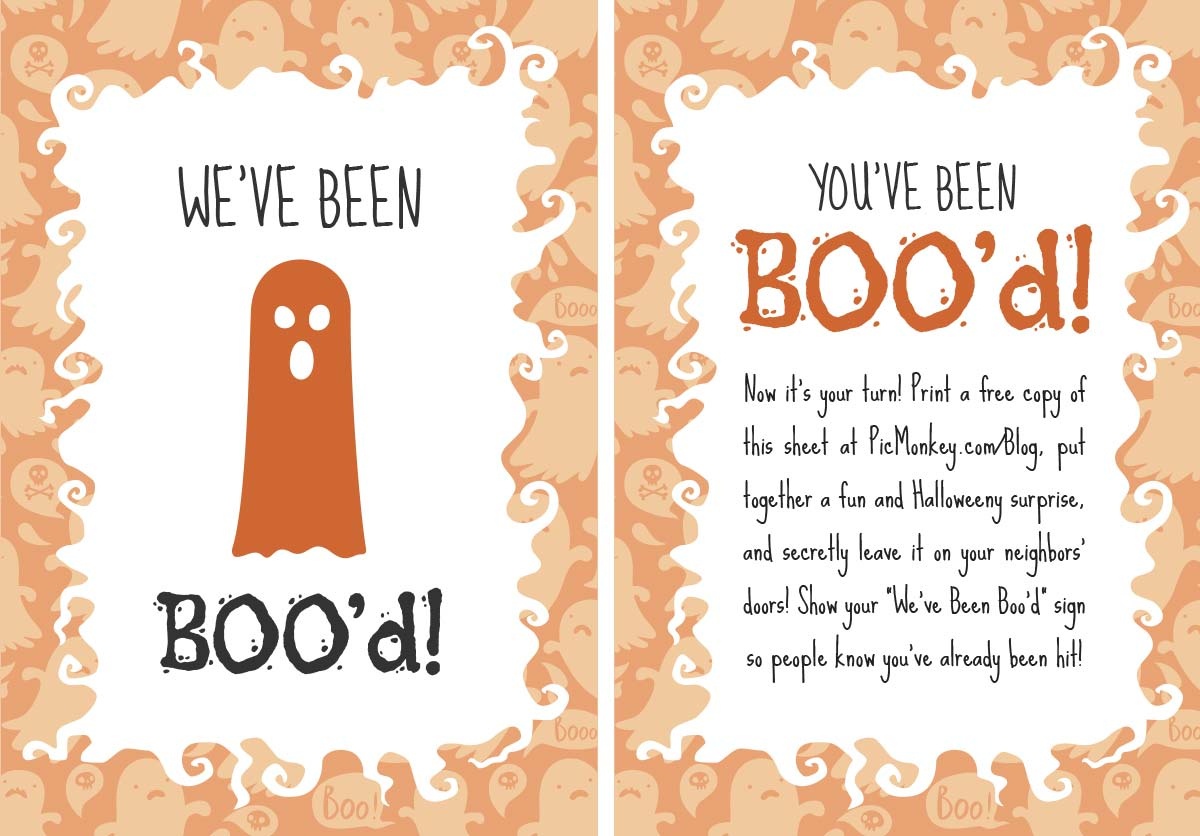 You&amp;#039;ve Been Booed Printables | Picmonkey Blog - You Ve Been Booed Free Printable