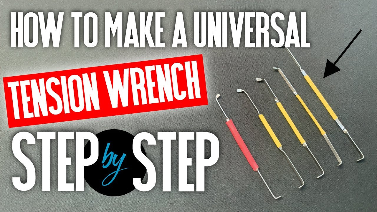 023 How To Make The Best Tension Wrench For Lock Picking Using Wiper Blade Inserts for Free Printable Lock Pick Templates
