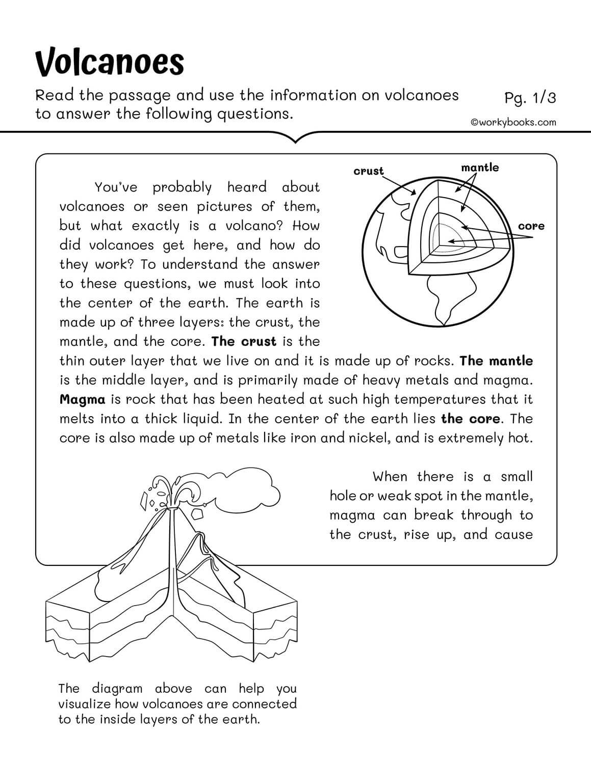 10 Free 3Rd Grade Reading Fluency Passages | Workybooks in Free Printable Fluency Passages 3Rd Grade