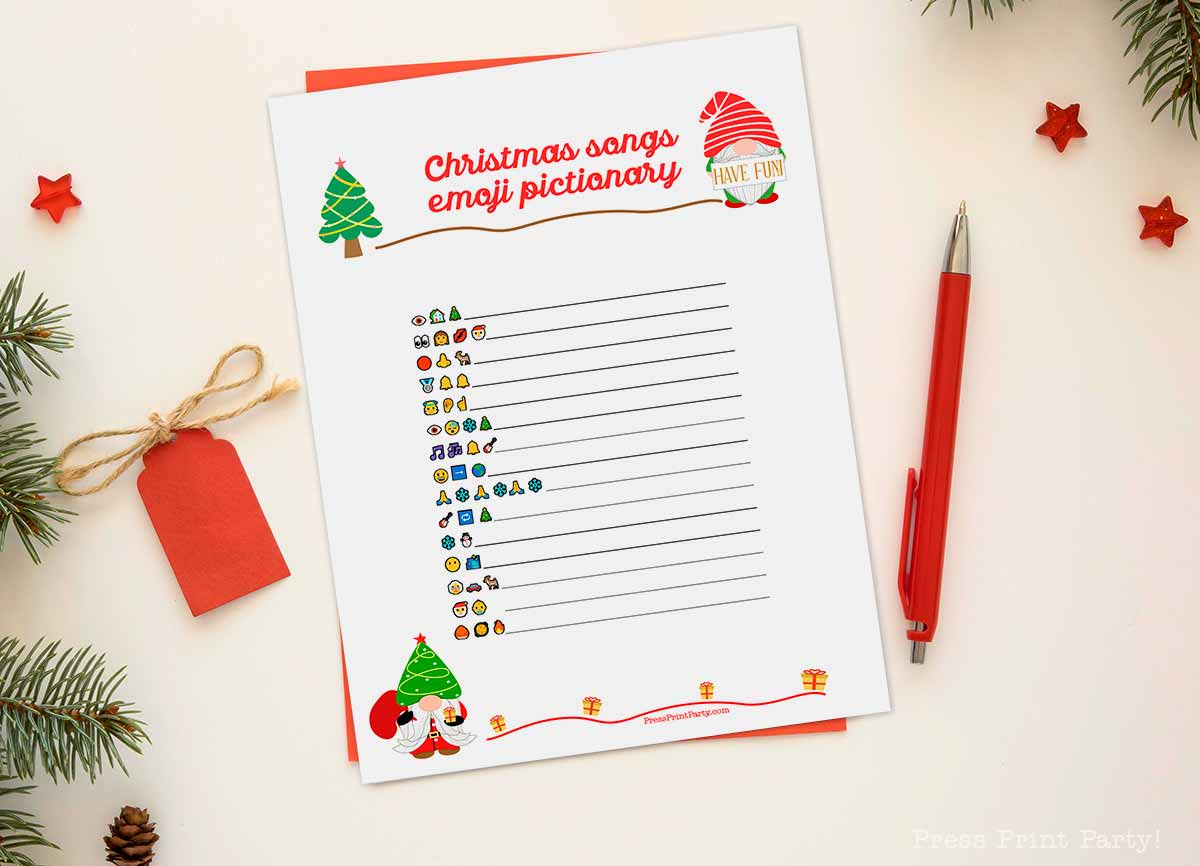 10 Free Christmas Games Printables - Press Print Party pertaining to Holiday Office Party Games Free Printable