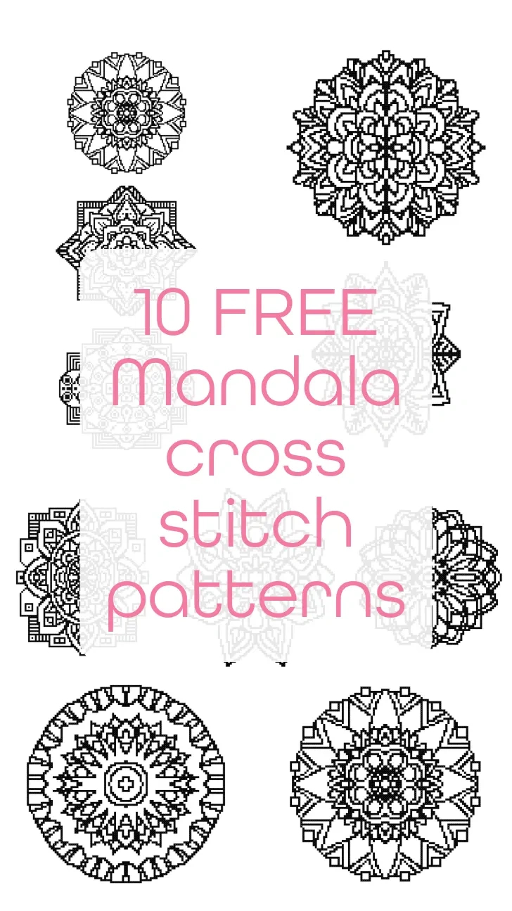 10 Free Mandala Cross Stitch Patterns - Craft With Cartwright within Needlepoint Patterns Free Printable