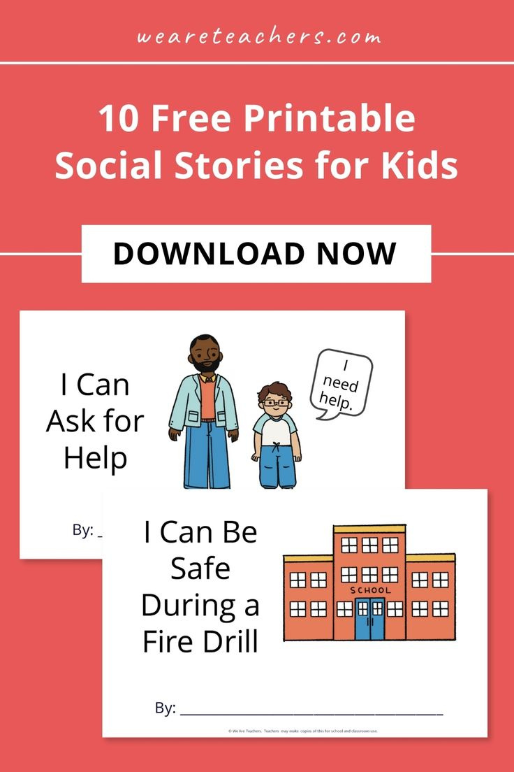 10 Free Printable Social Stories: A Must-Have For Parents And pertaining to Free Printable Social Stories For Kids
