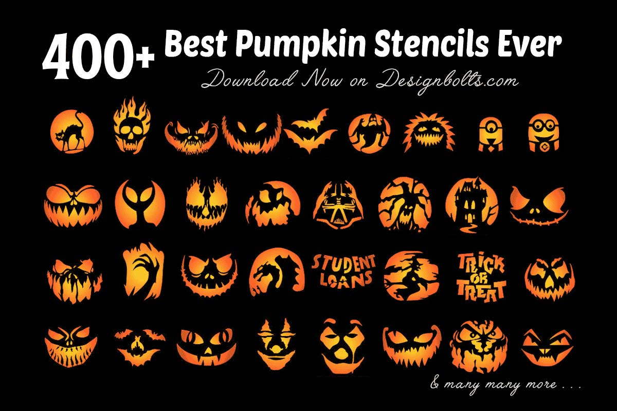 10 Free Scary Pumpkin Carving Templates &amp;amp; Patterns 2023 For Kids inside Pumpkin Carving Patterns Free Printable