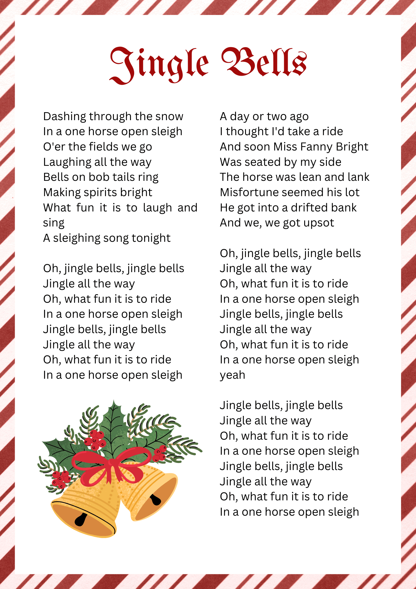 10 Fun Free Christmas Carol Printables For Kids In 2025 regarding Free Printable Lyrics To Christmas Carols