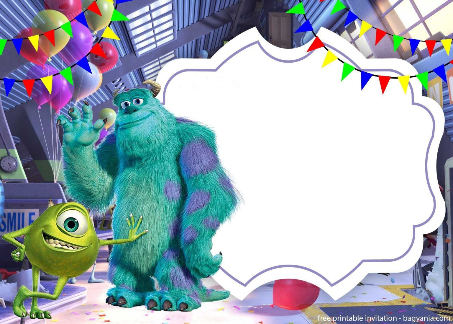 10 Monsters Inc Invitations Ideas | Monsters Inc Invitations inside Free Printable Monsters Inc Birthday Invitations