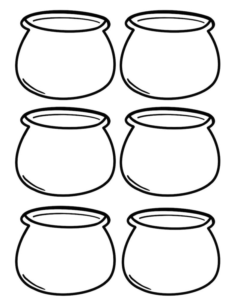 10 Pot Of Gold Templates Perfect For St. Patricks Day Crafts throughout Pot Of Gold Template Free Printable