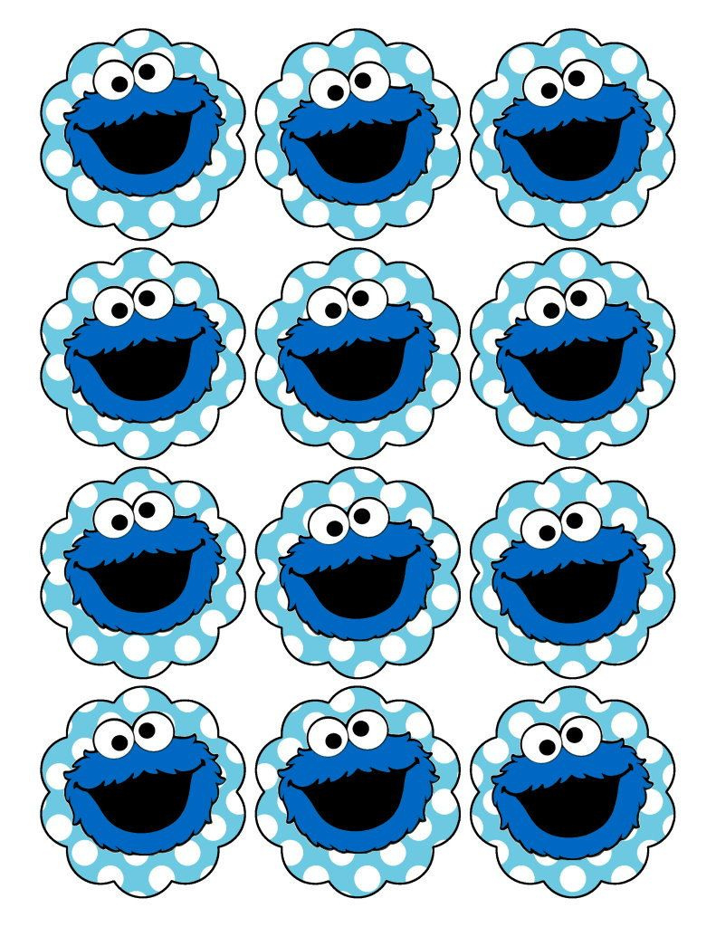 10 Sesame Street Cookie Monster Ideas | Cookie Monster Party with regard to Free Printable Cookie Monster Face