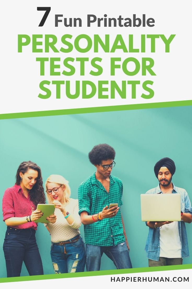 10 Unforgettable Free Printable Personality Tests For Students with Free Printable Personality Test For High School Students