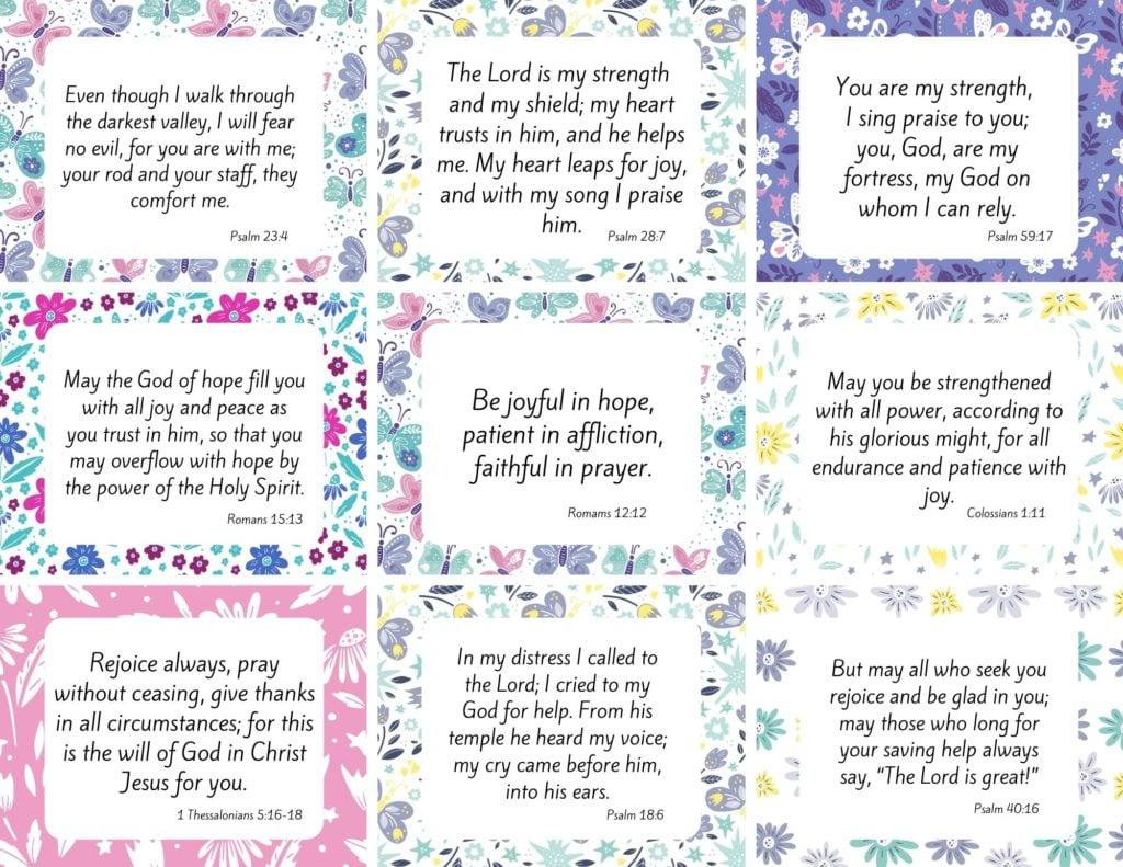 100 Amazing (And Free) Printable Scripture Cards - intended for Free Printable Scripture Cards