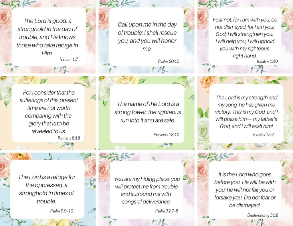 100 Amazing (And Free) Printable Scripture Cards - pertaining to Free Printable Scripture Cards