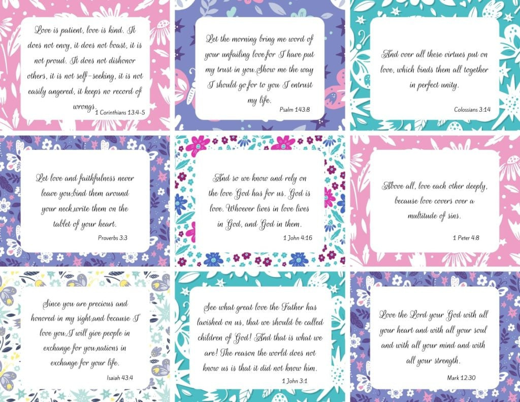 100 Amazing (And Free) Printable Scripture Cards - throughout Free Printable Virtues Cards