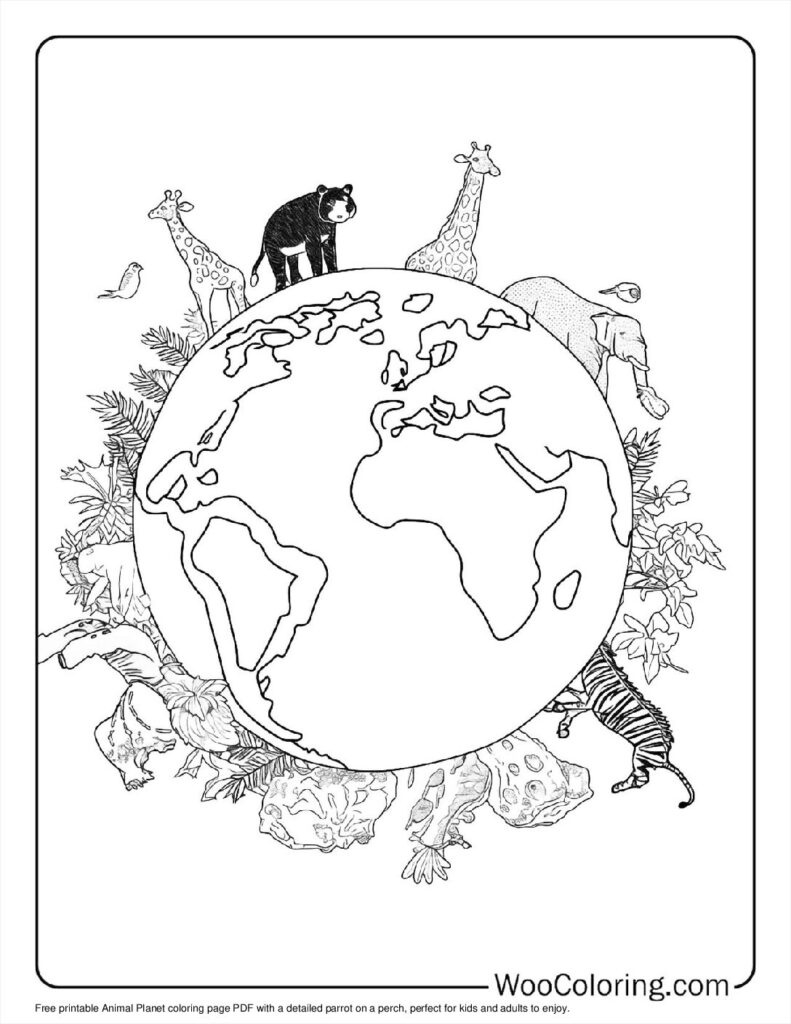 100+ Earth Coloring Pages (Free Pdf To Print) | Woo Coloring with Free Printable Earth Pictures