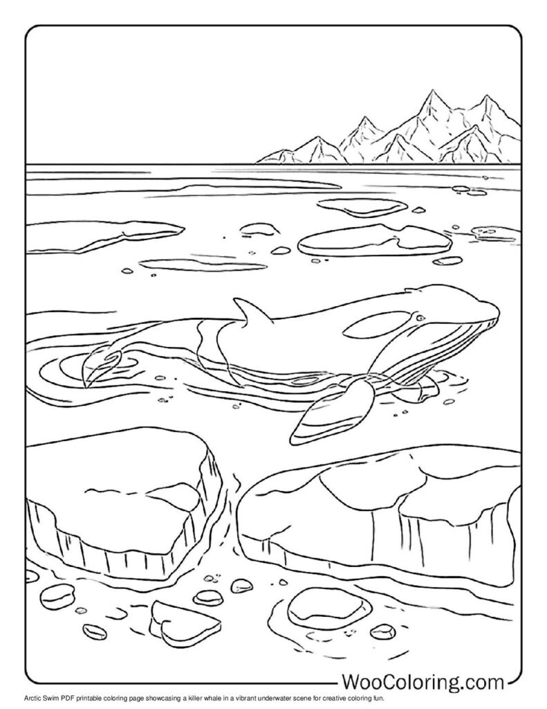 100+ Killer Whale Coloring Pages (Free Pdf To Print) | Woo Coloring with regard to Free Printable Whale Coloring Pages