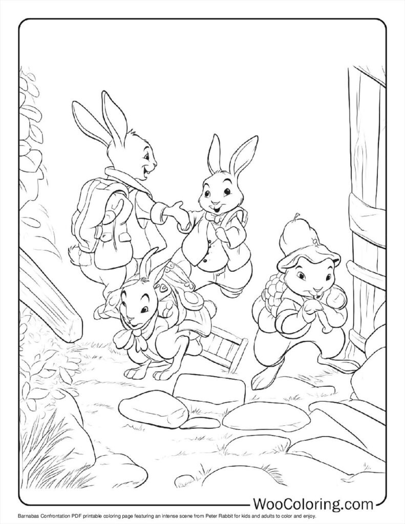 100+ Peter Rabbit Coloring Pages (Free Pdf To Print) | Woo Coloring with regard to Free Printable Peter Rabbit Coloring Pages