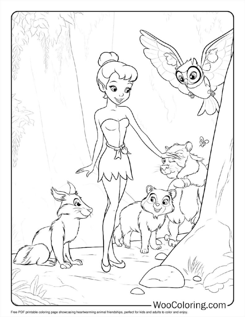 100+ Tinker Bell Coloring Pages (Free Pdf To Print) | Woo Coloring with regard to Tinkerbell Coloring Pages Printable Free