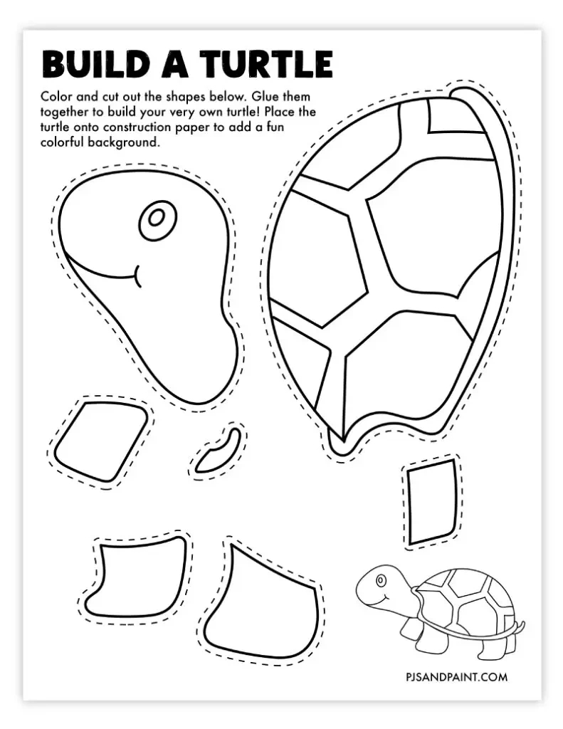 109 Free Printable &amp;quot;Build Your Own&amp;quot; Crafts - Pjs And Paint pertaining to Free Printable Paper Crafts