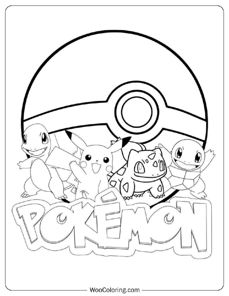 110 Pokemon Coloring Pages (Free Pdf To Print) | Woo Coloring with Pokemon Coloring Sheets Free Printable
