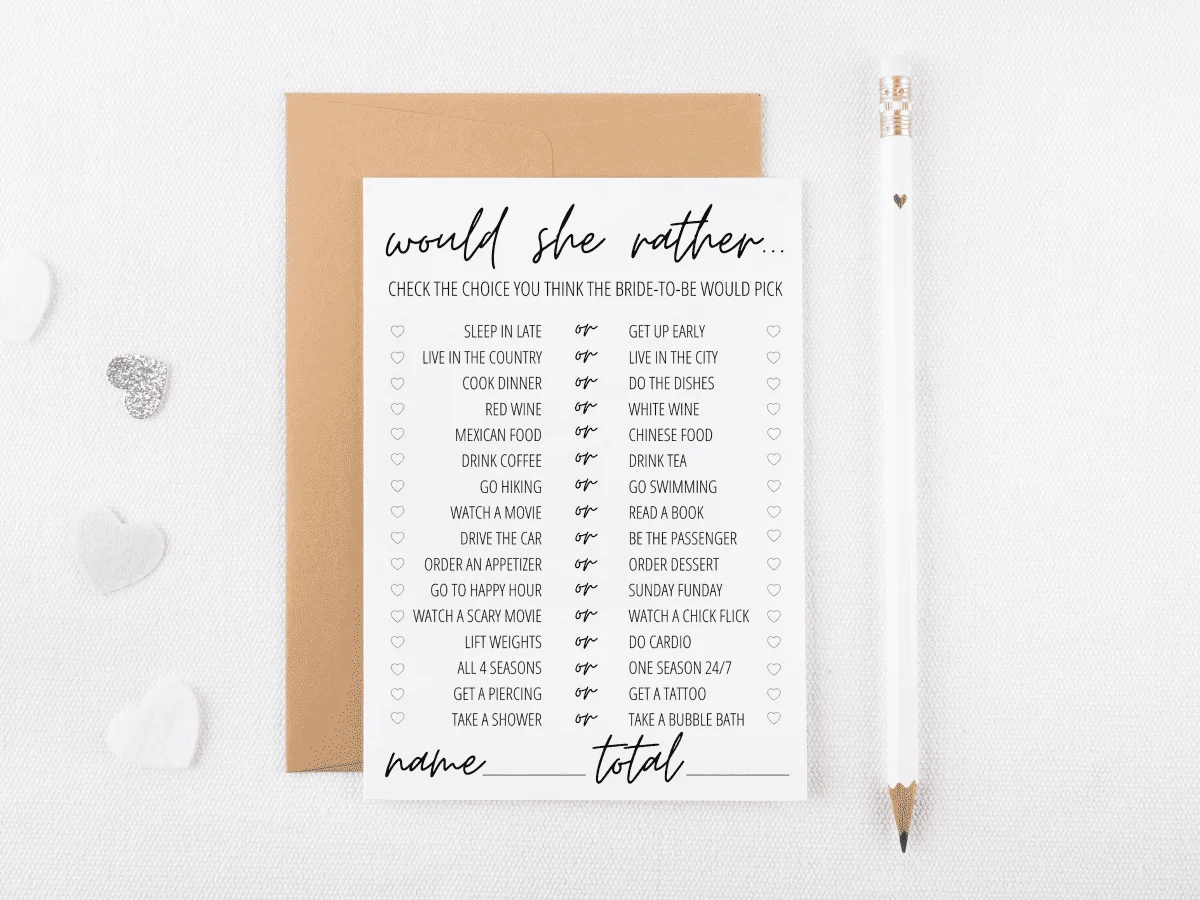 12 Free Printable Bridal Shower Games | Modern Moh in Free Printable Wedding Shower Games