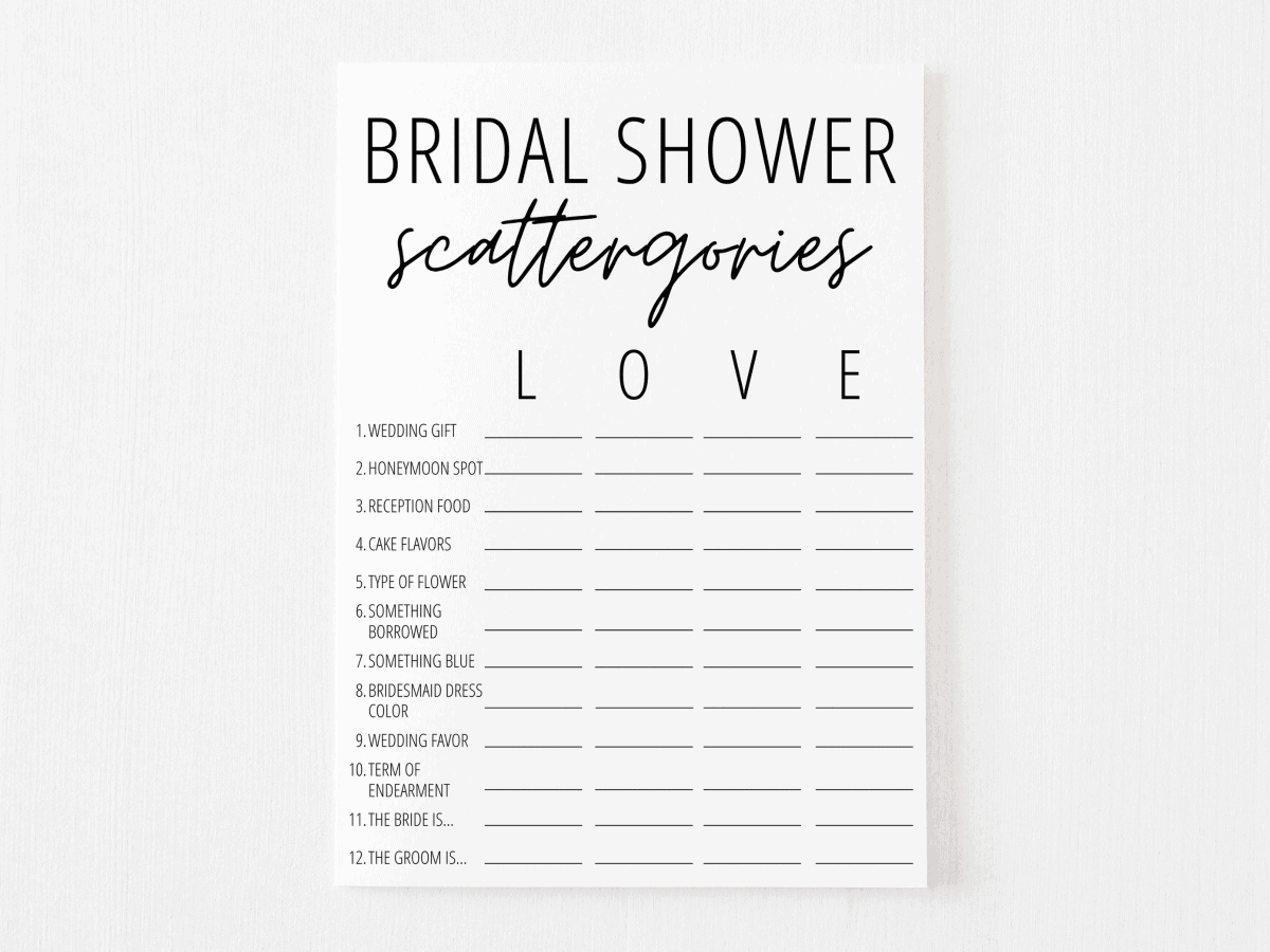 12 Free Printable Bridal Shower Games | Modern Moh regarding Free Bridal Shower Printables