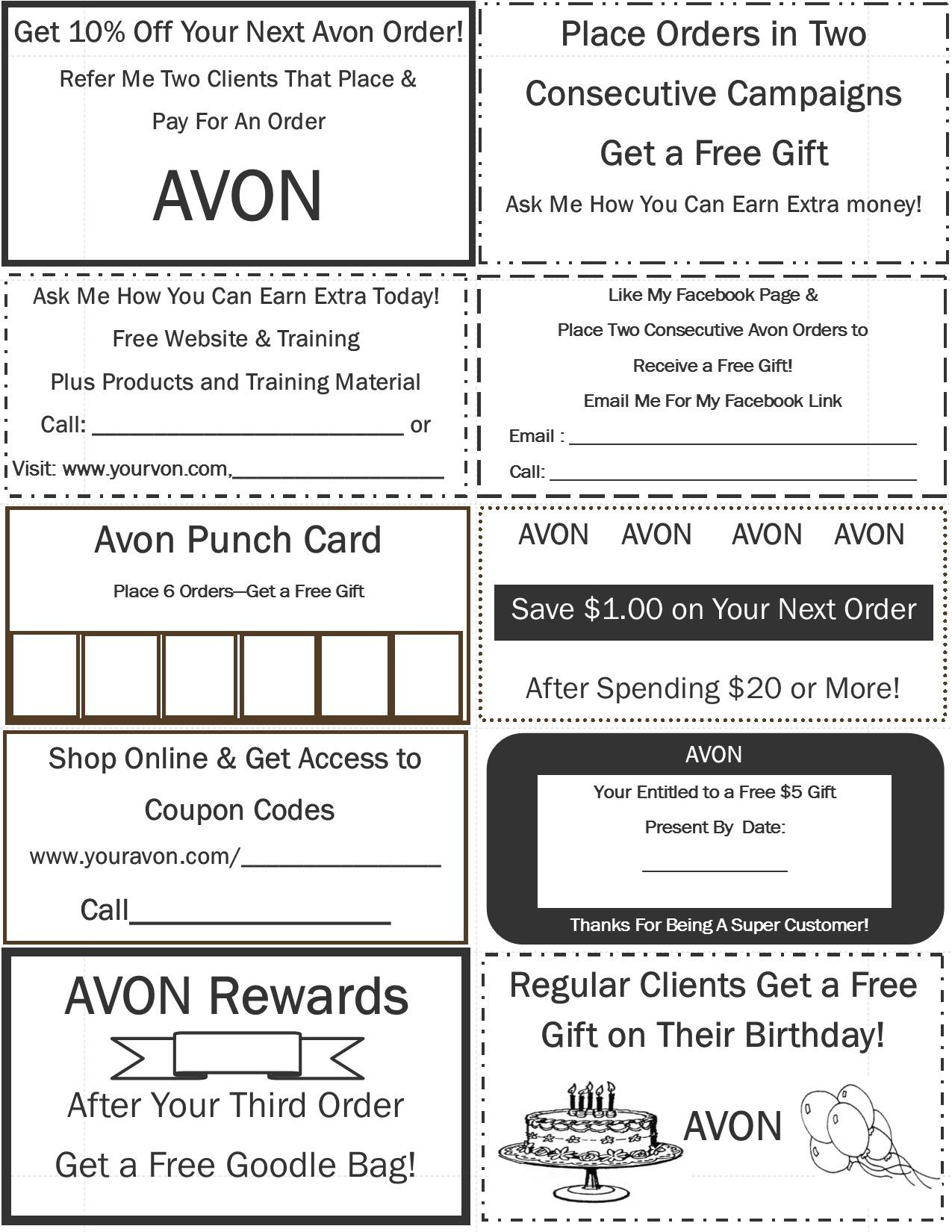 130 Avon Representative&amp;#039;S Tools Of The Trade Ideas | Avon throughout Free Printable Avon Flyers