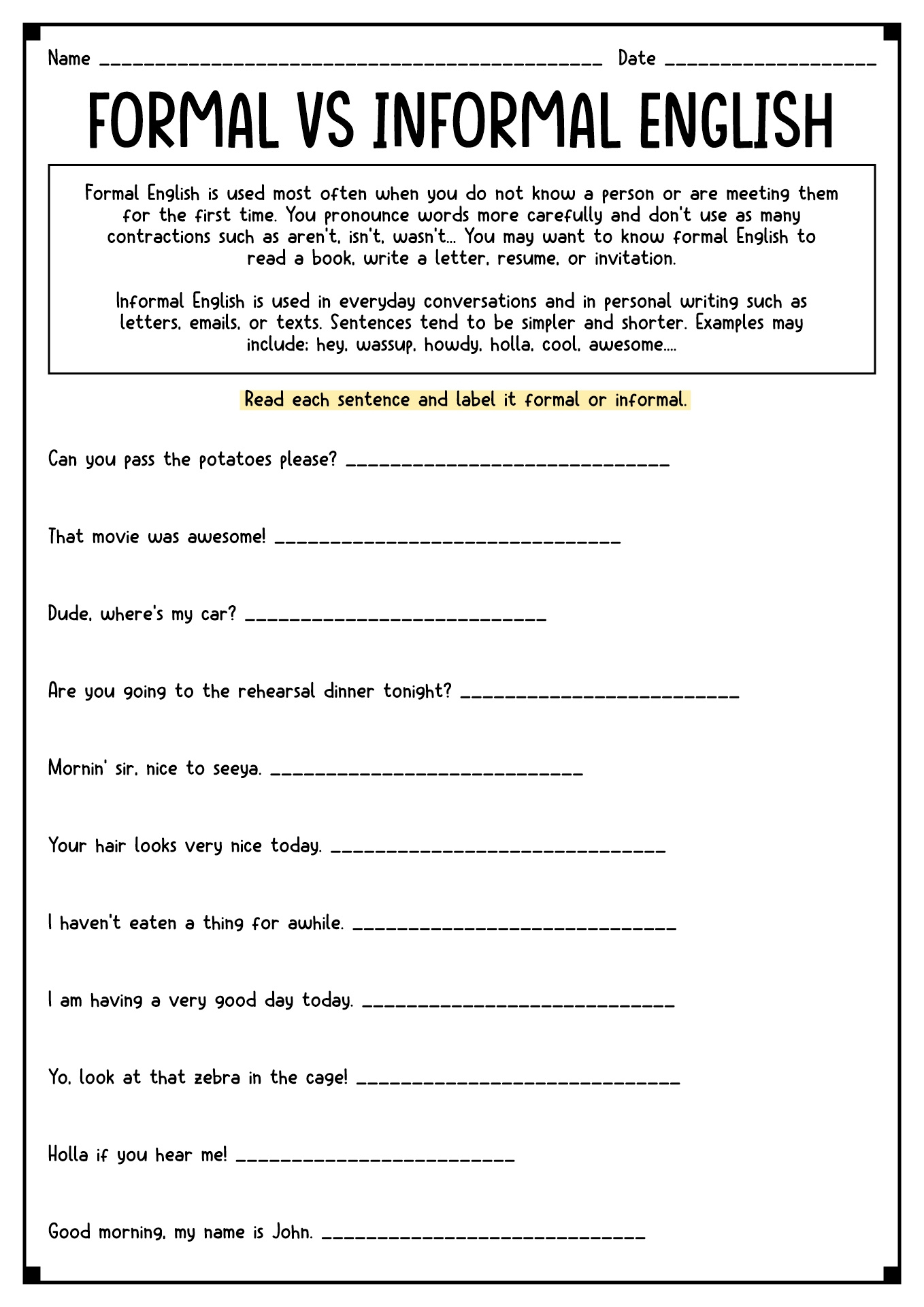 14 6Th Grade Language Arts Worksheets - Free Pdf At Worksheeto with regard to 6Th Grade Writing Worksheets Printable Free