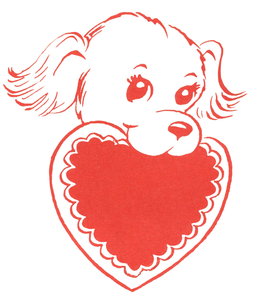 14 Cute Vintage Valentines: (Animals)! - The Graphics Fairy inside Free Printable Vintage Valentine Clip Art