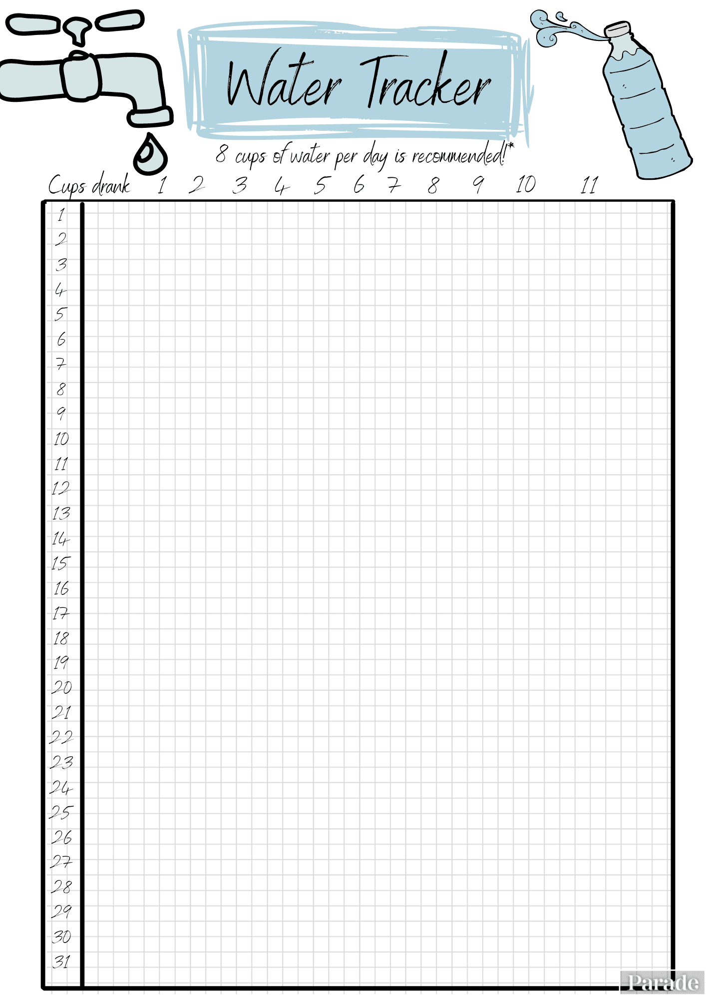 15 Bullet Journal Printables — Free Bullet Journal Printables - Parade inside Free Bullet Journal Printables 2018