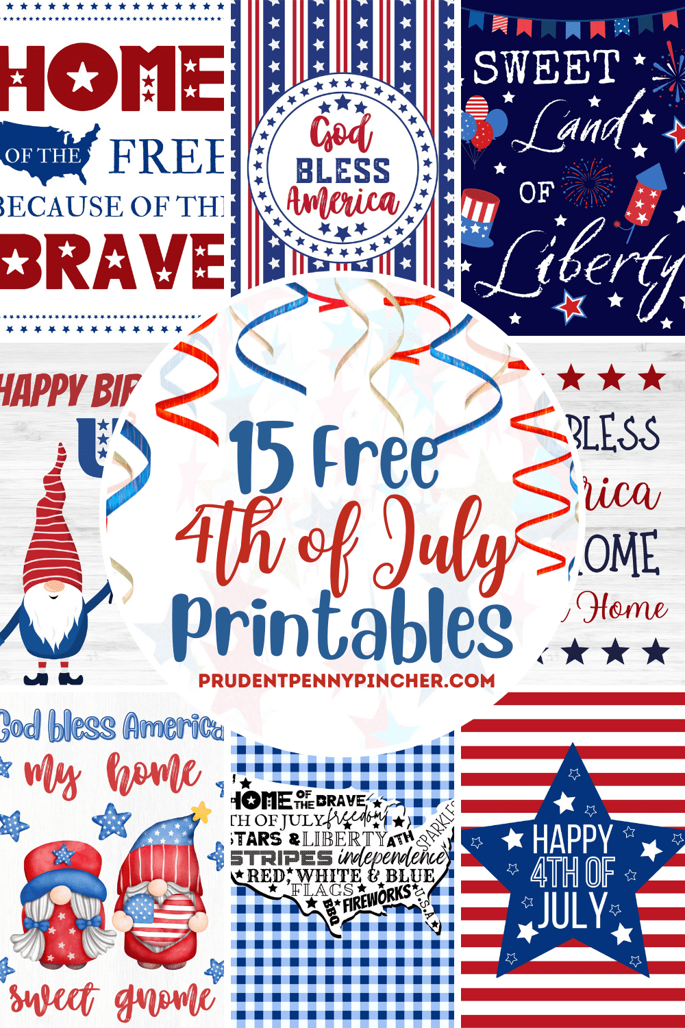 15 Free 4Th Of July Printables - Prudent Penny Pincher with Free Printable 4Th Of July Pictures
