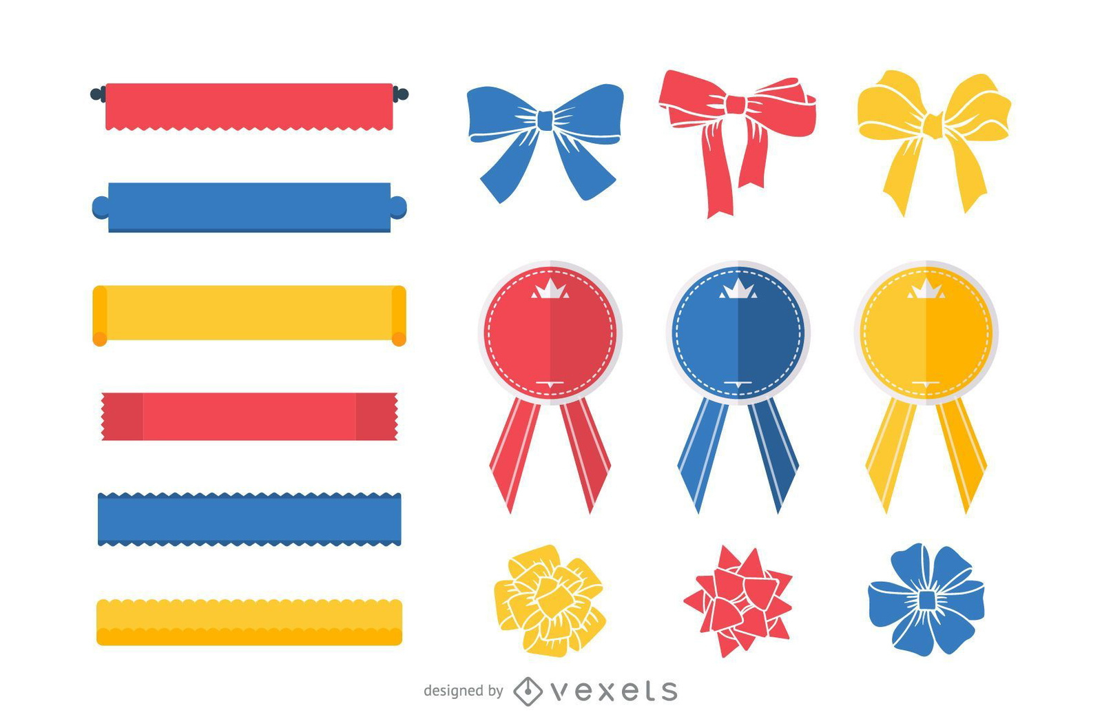 15 Free Vector Ribbons Vector Download regarding Free Printable Ribbons