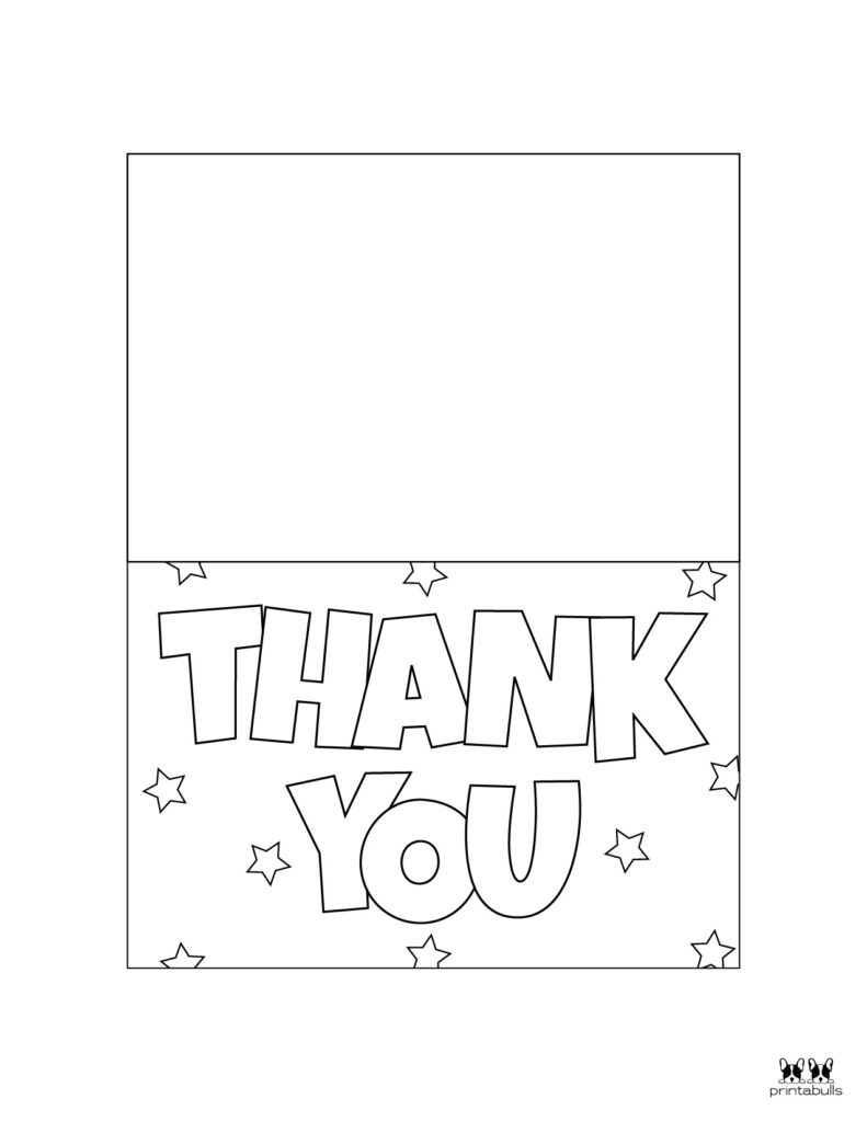 150+ Printable Thank You Cards - Free | Printabulls - Worksheets for Free Printable Thank You