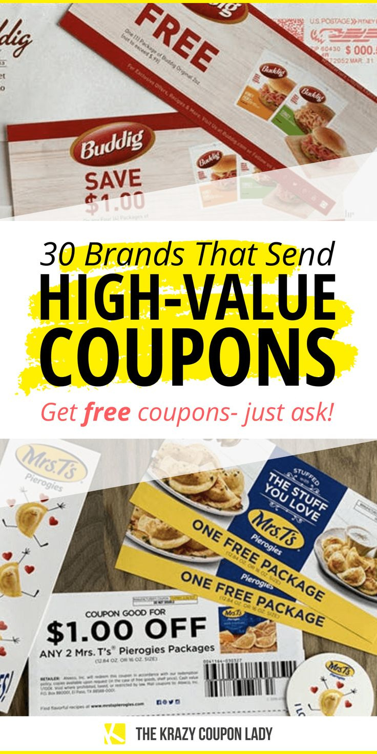 16 Companies That Will Send You Free High-Value Coupons for Free High Value Printable Coupons