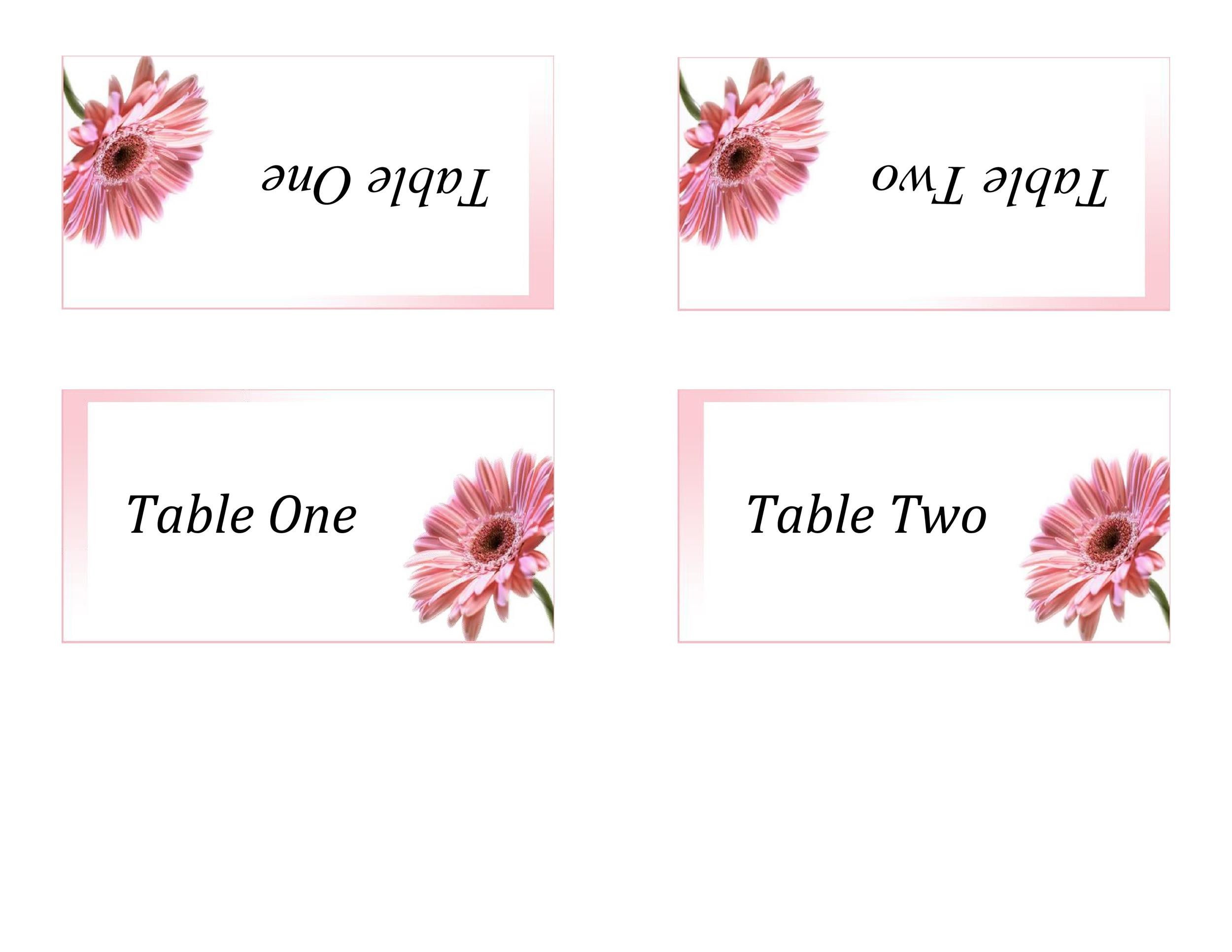 16 Printable Table Tent Templates And Cards ᐅ Templatelab for Free Printable Table Tents