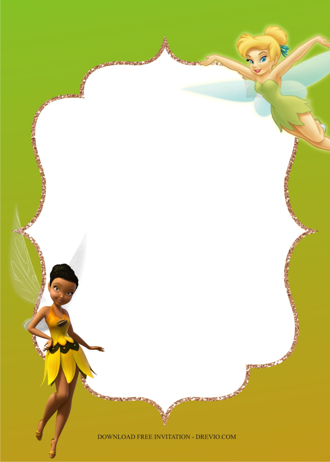 16+ Printable Tinkerbell Pumpkin Templates &amp;amp;Amp; Designs within Free Tinkerbell Printable Birthday Invitations