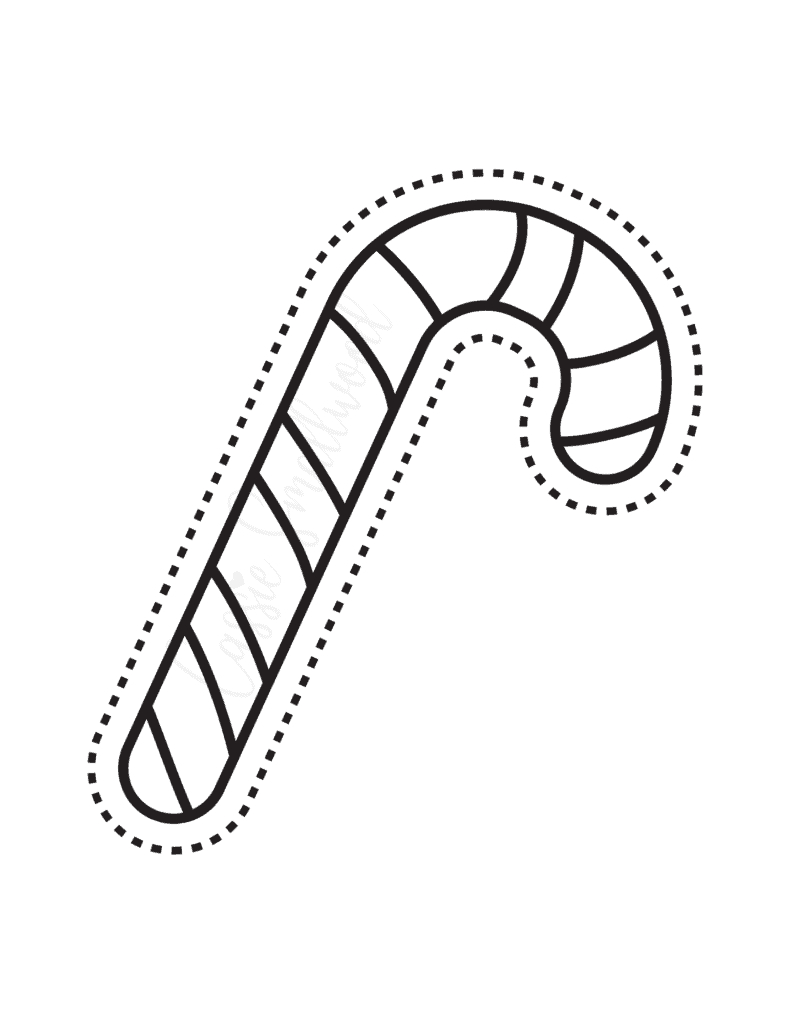 17 Awesome Candy Cane Templates - Cassie Smallwood pertaining to Free Candy Cane Template Printable