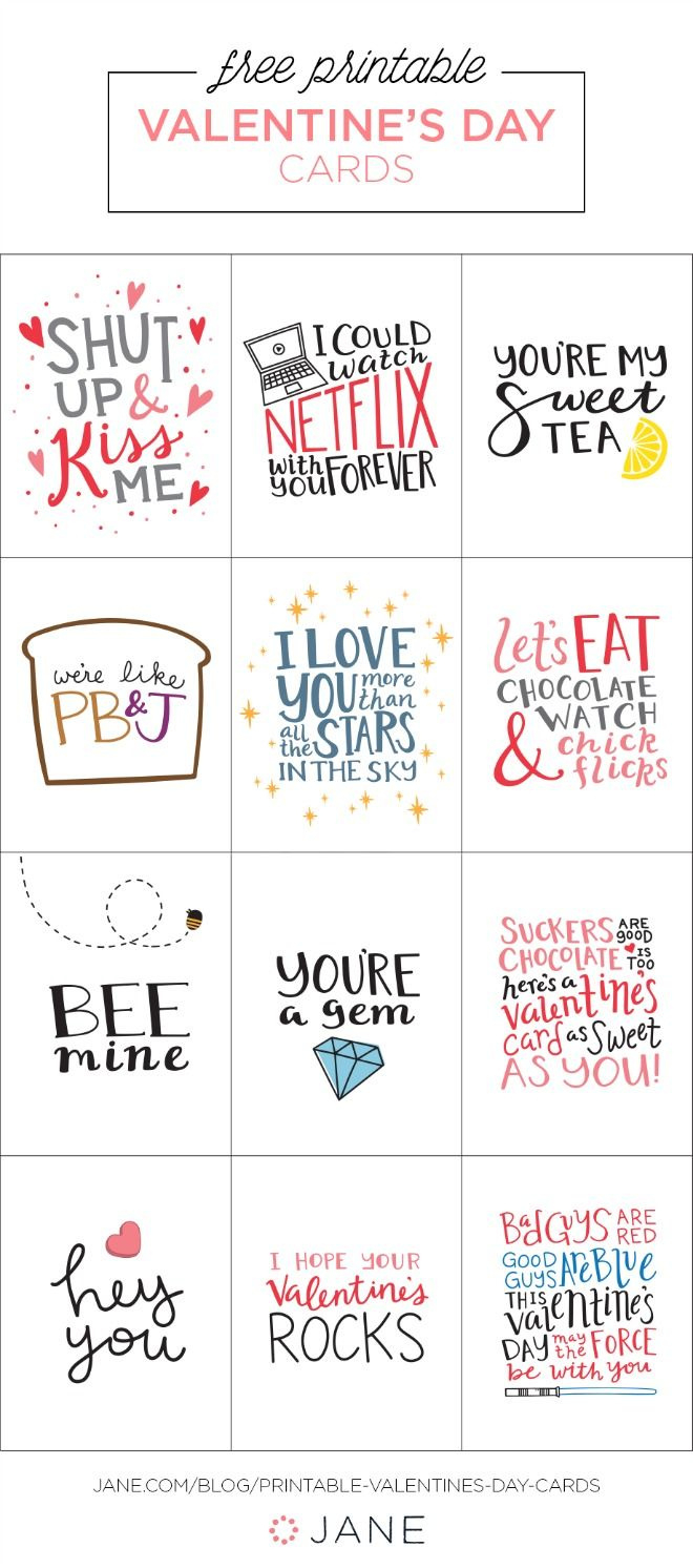 17 Free Printable Valentine Greeting Cards regarding Free Valentine Printables