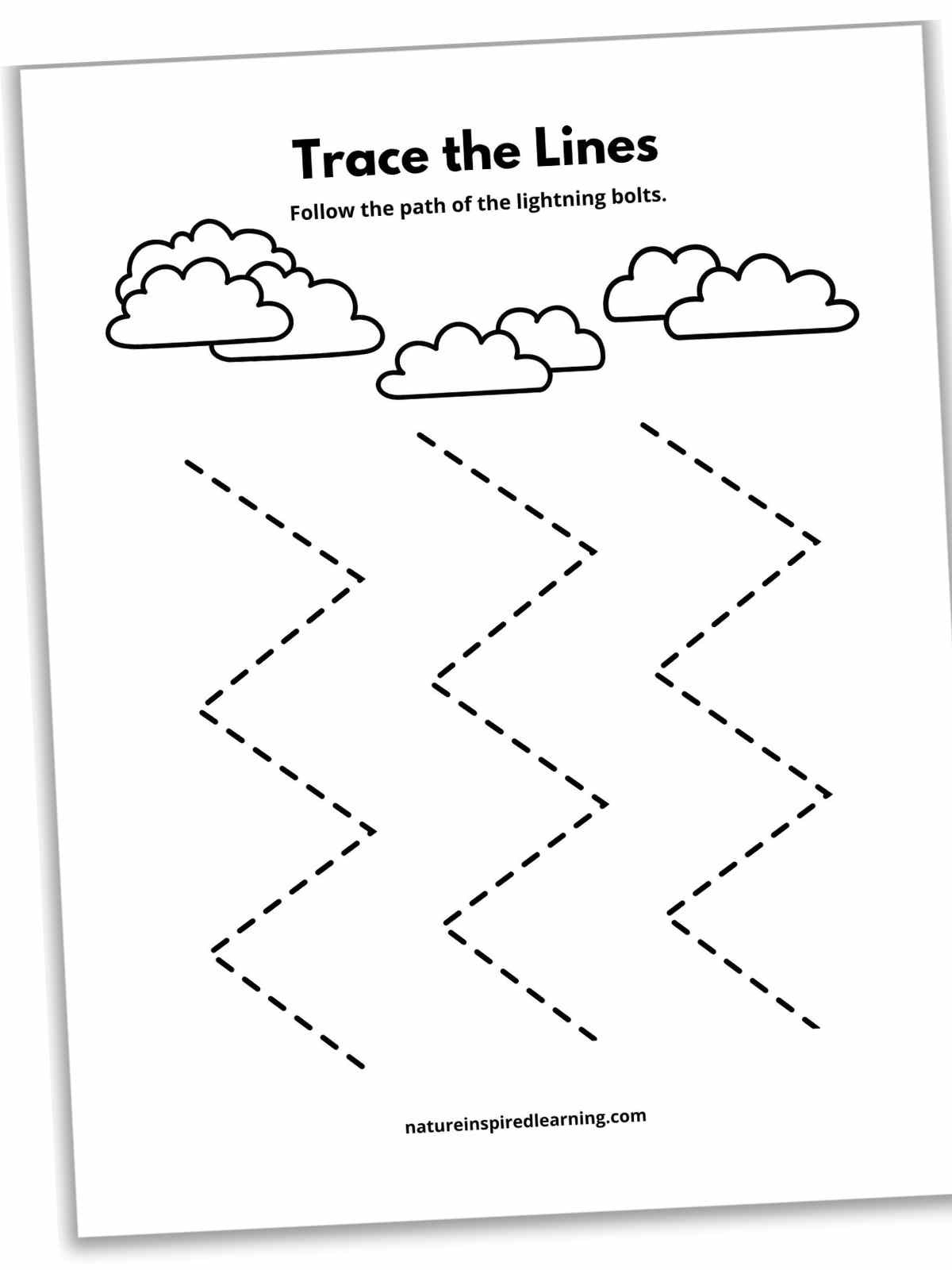 17 Line Tracing Worksheets (Free) - Nature Inspired Learning intended for Free Printable Preschool Worksheets Tracing Lines