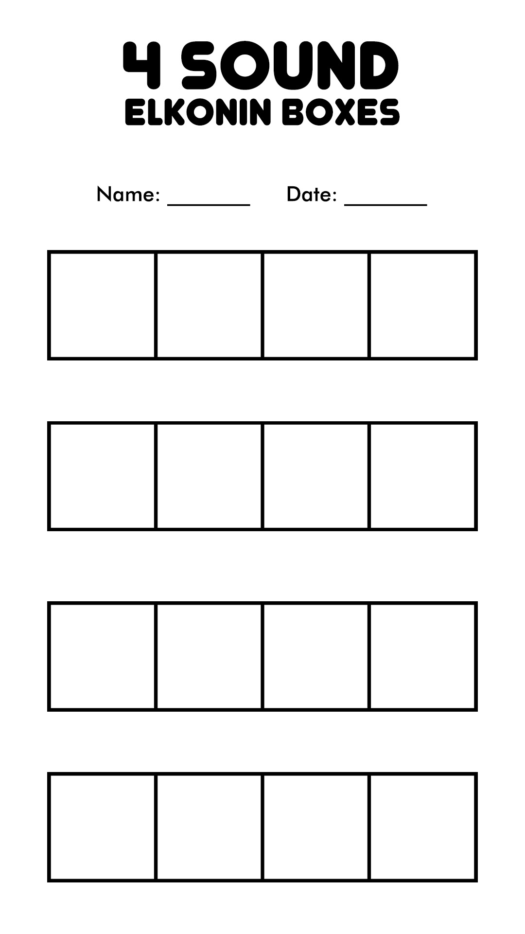 19 Elkonin Box Worksheets Kindergarten - Free Pdf At Worksheeto pertaining to Free Printable Elkonin Boxes