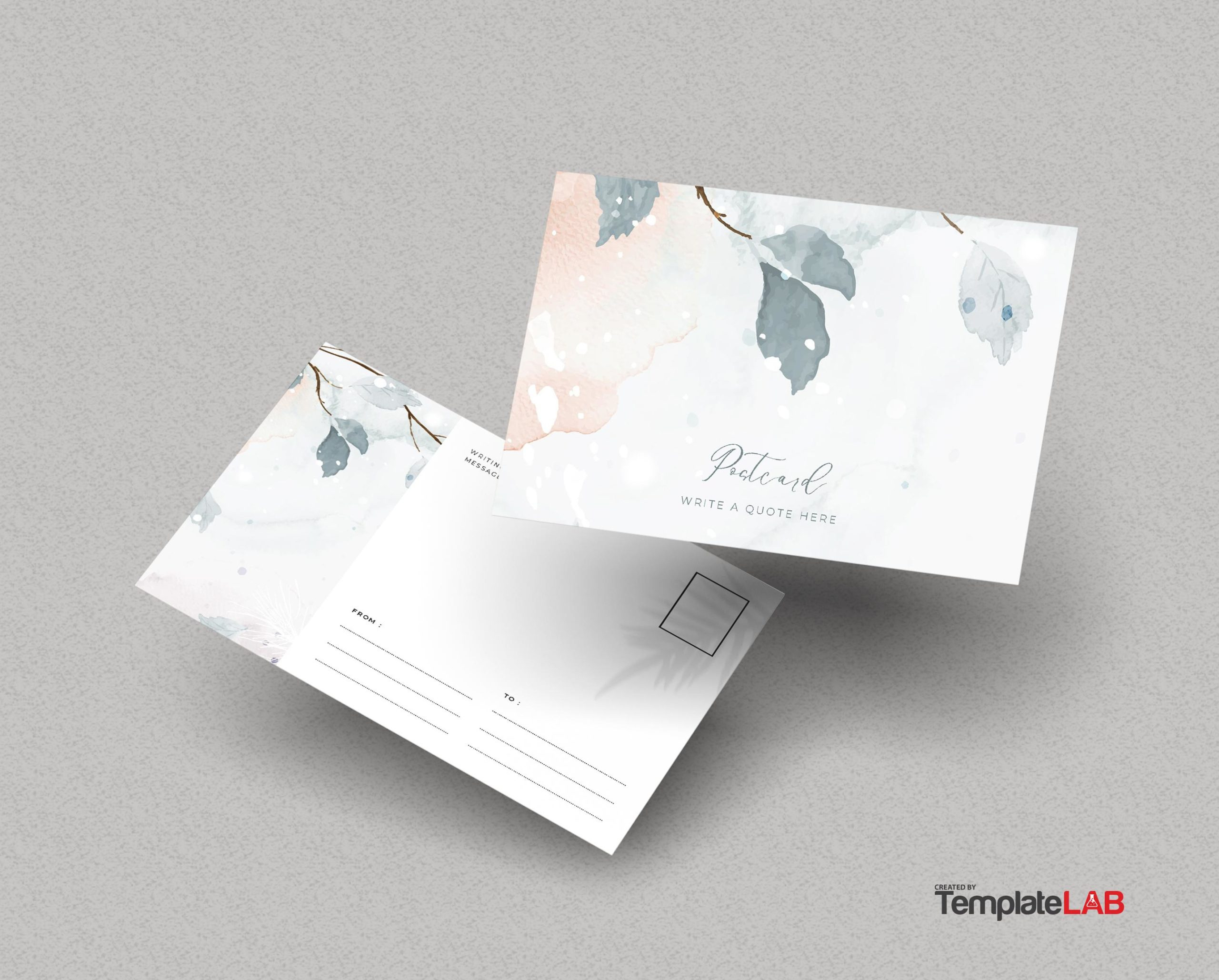 19 Printable Postcard Templates &amp;amp; Designs [Word, Pdf, Psd] regarding Free Printable Photo Cards 4X6