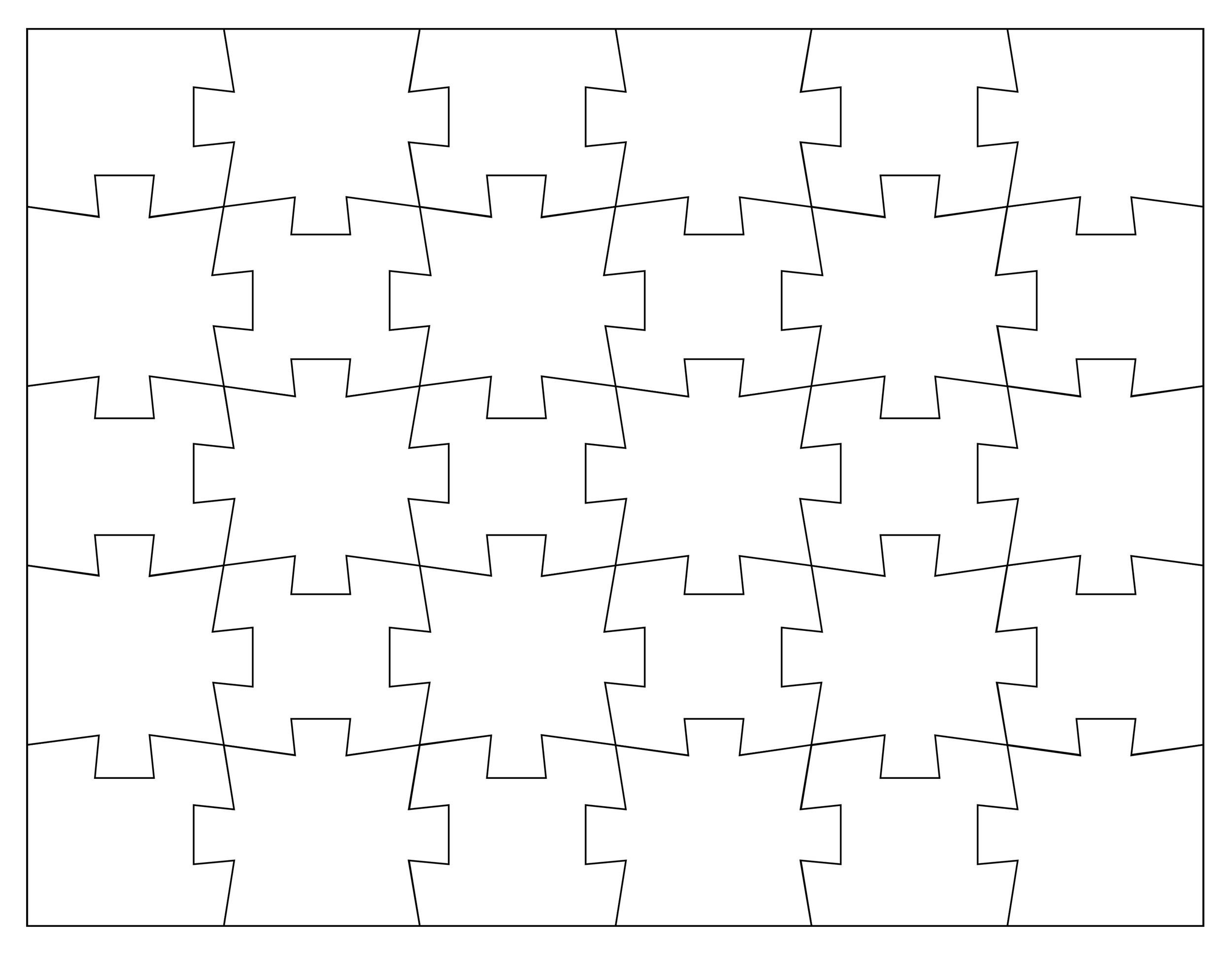 19 Printable Puzzle Piece Templates ᐅ Templatelab pertaining to Free Blank Printable Puzzle Pieces