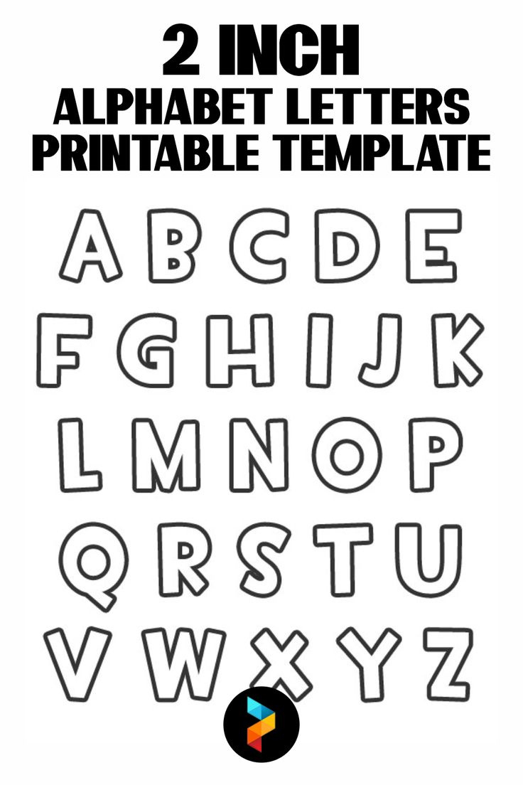 2 Inch Alphabet Letters Template - 10 Free Pdf Printables | Printablee throughout Free Printable Alphabet Stencils Templates