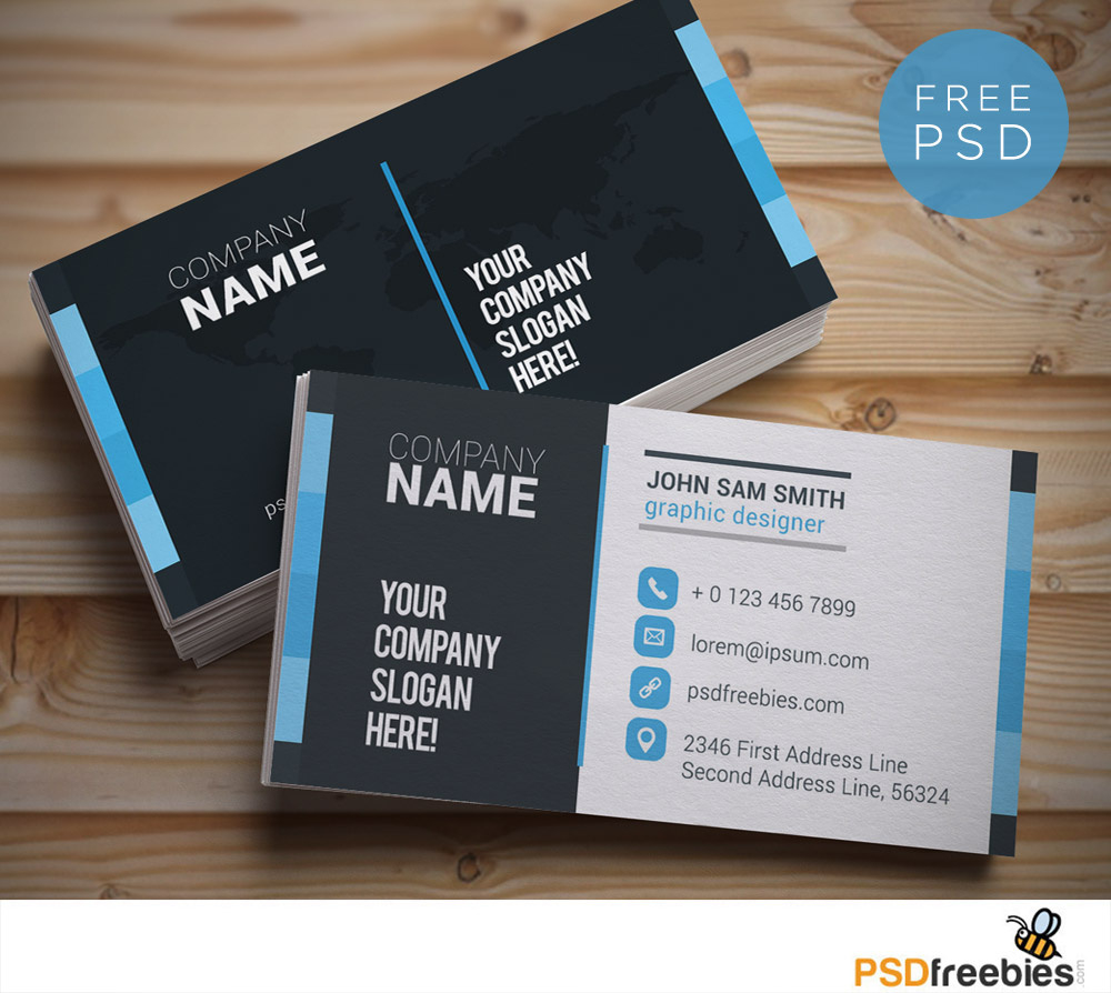20+ Free Business Card Templates Psd – Download Psd with regard to Free Printable Personal Cards