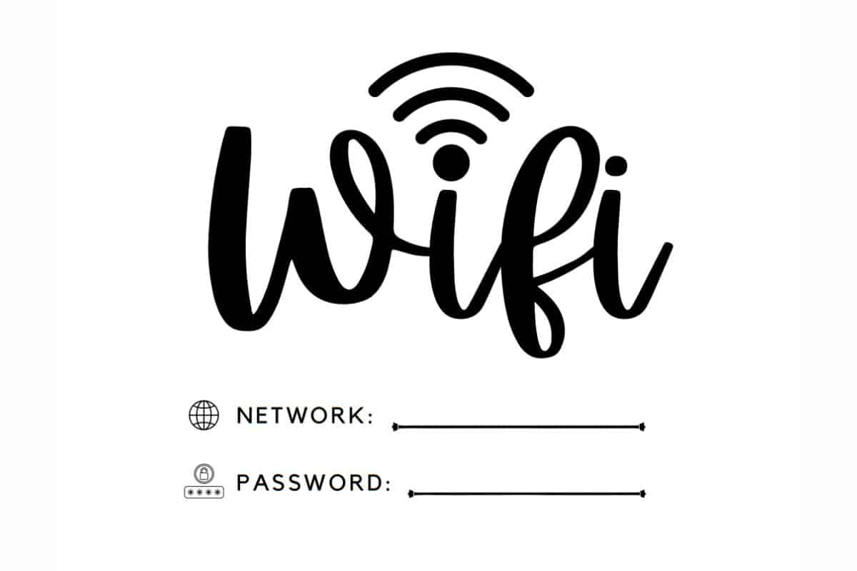 20 Free Printable Wifi Password Sign Templates For Guests ⋆ Love inside Free Printable Wifi Password Signs