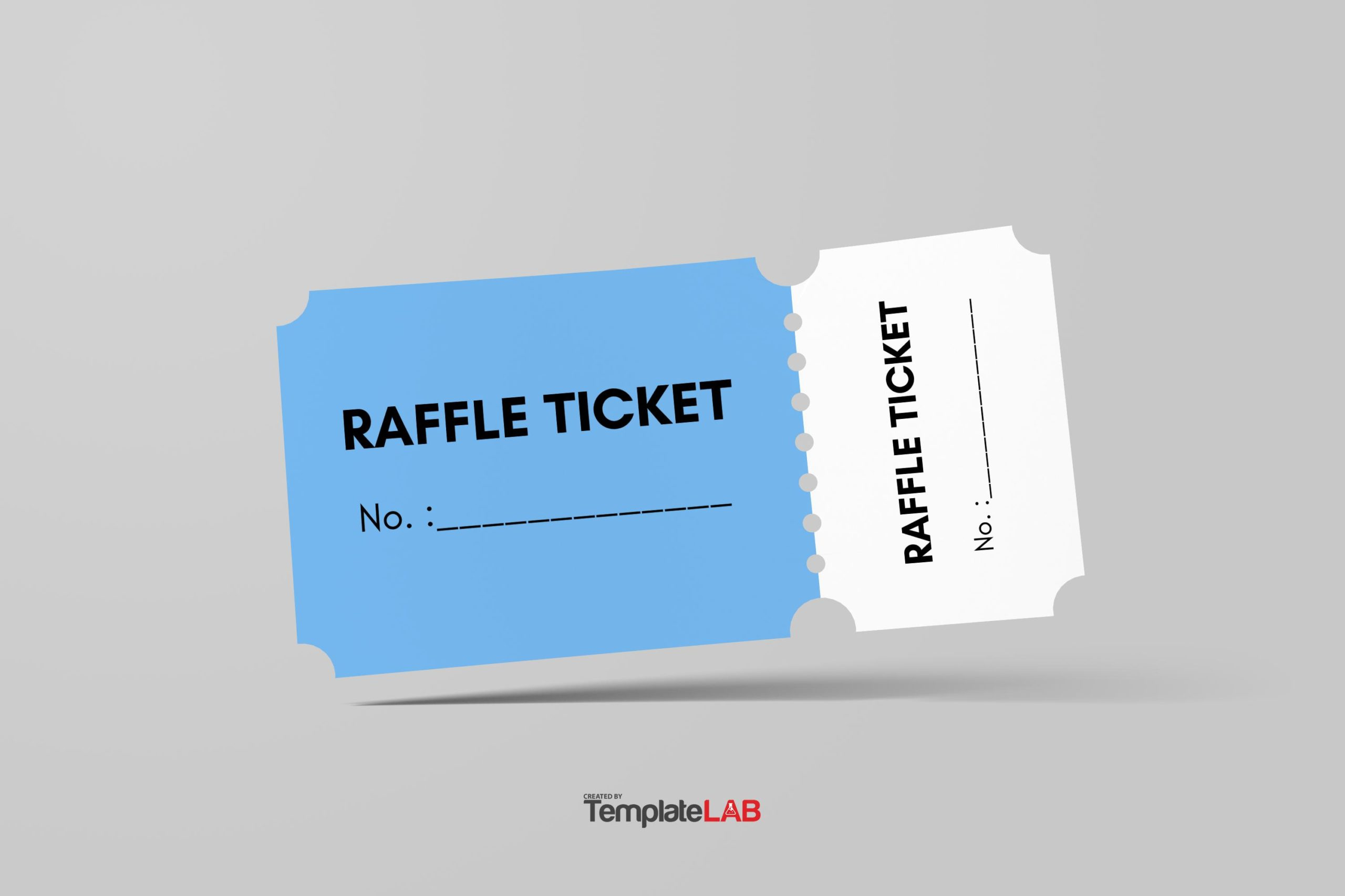 20+ Printable Raffle Ticket Templates [Free] - Templatelab pertaining to Free Printable Raffle Tickets With Stubs
