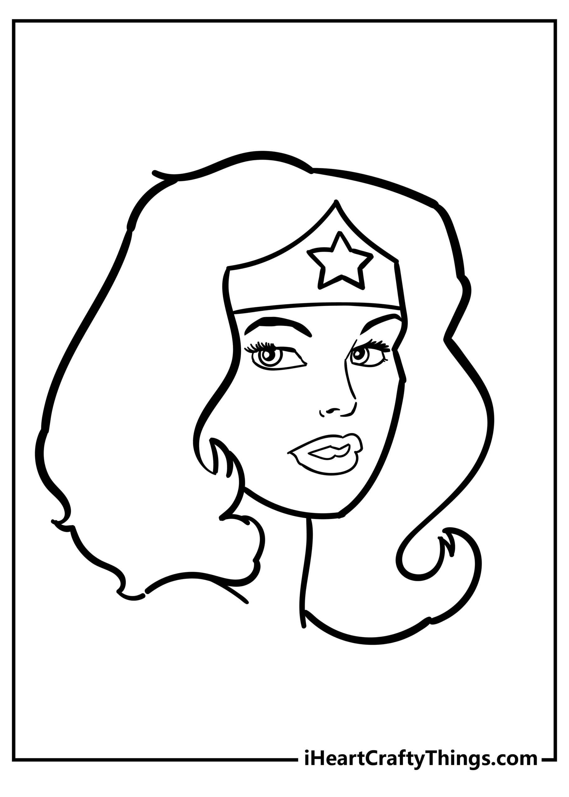 20 Wonder Woman Coloring Pages (Free Cute Pdf Printables) for Free Wonder Woman Printables