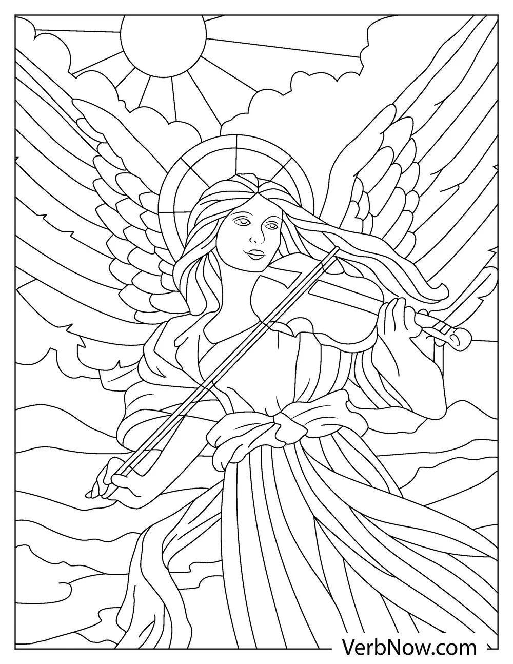 21 Free Angel Coloring Pages (100% Printable Pdf) within Free Printable Pictures Of Angels